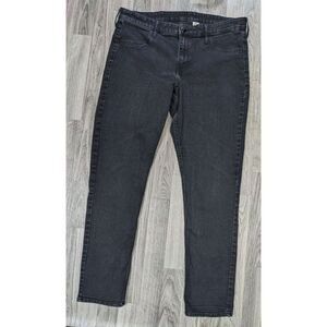(3/$35)‎ &Denim By H&M Size 36 Skinny Ankle Regular Waist Black Denim Jeans
